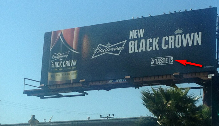 Budweiser hashtag fail Budweiser hashtag fail