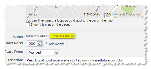 Facebook screenshot